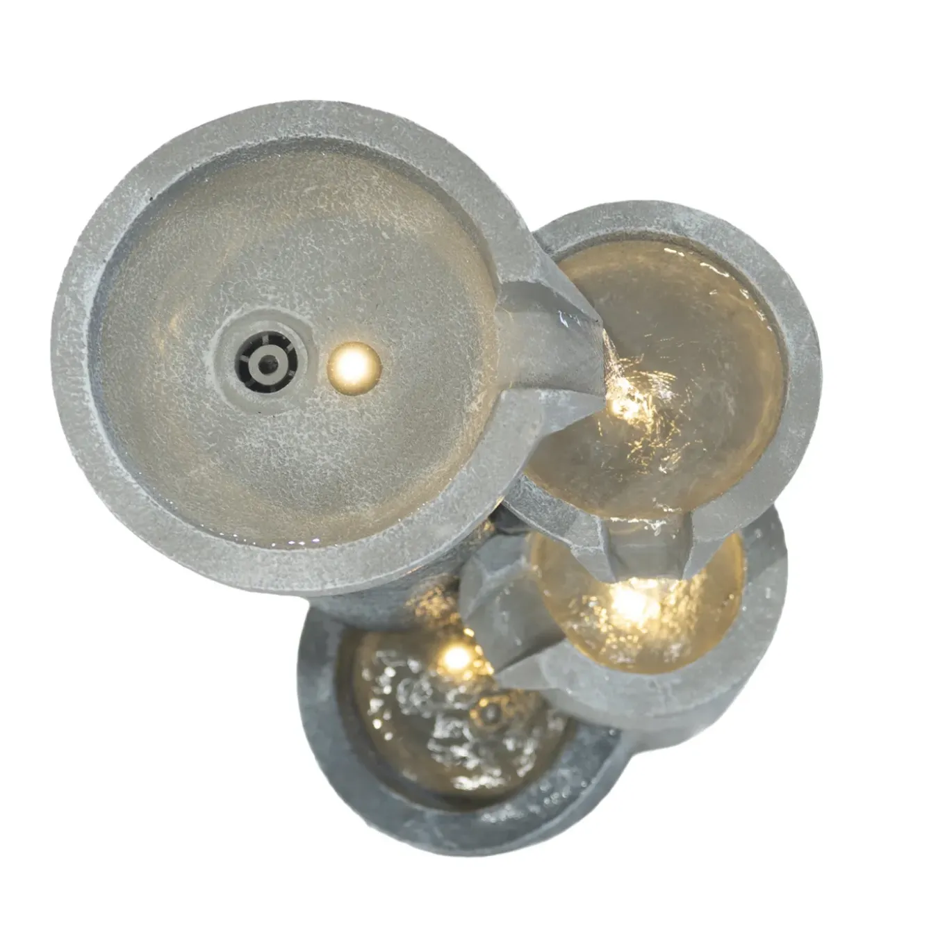 Monstershop Waterornament Tranquil Tiers - Polyresin - Led - Elektrisch