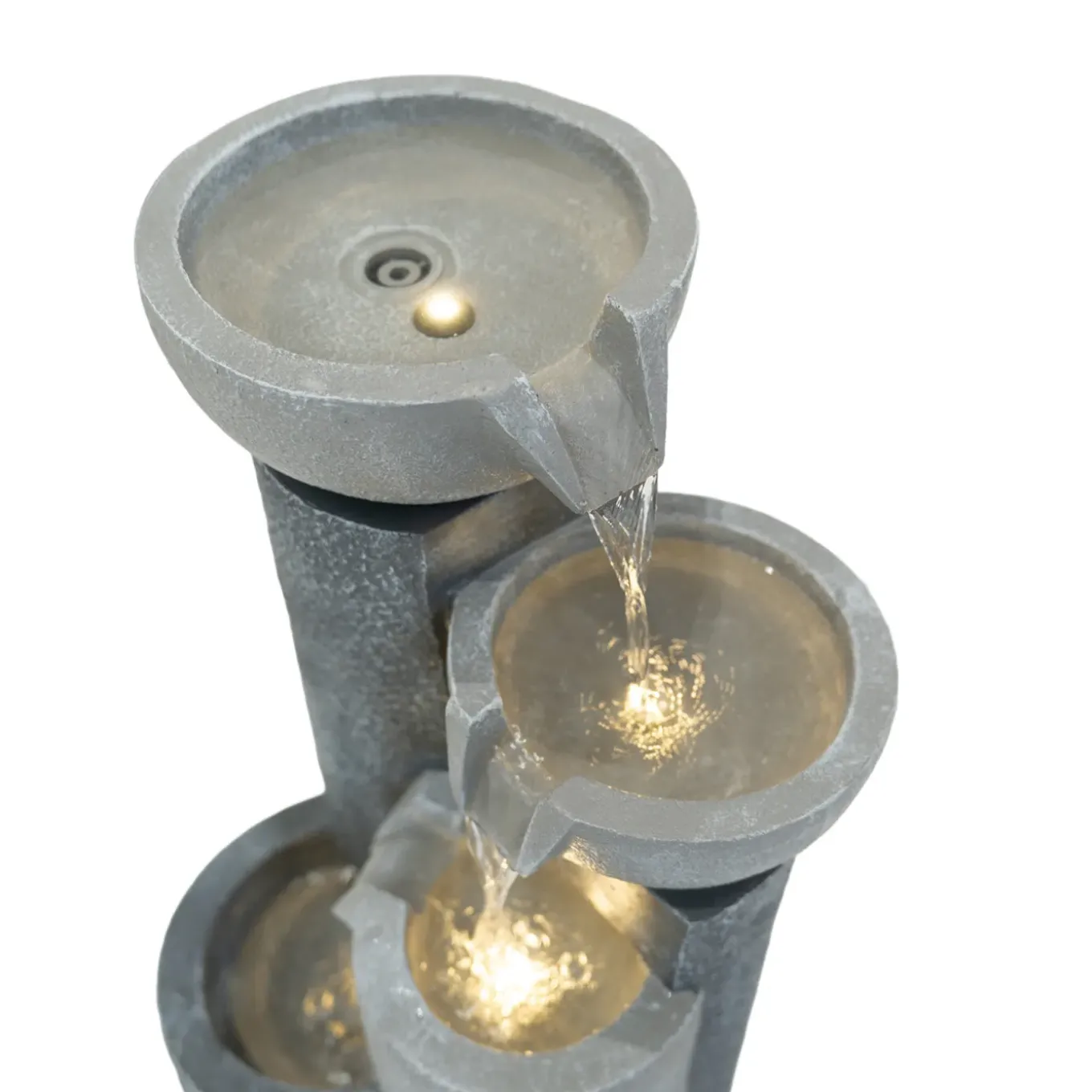 Monstershop Waterornament Tranquil Tiers - Polyresin - Led - Elektrisch