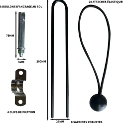 Monstershop XL Garagetent voor Fiets
