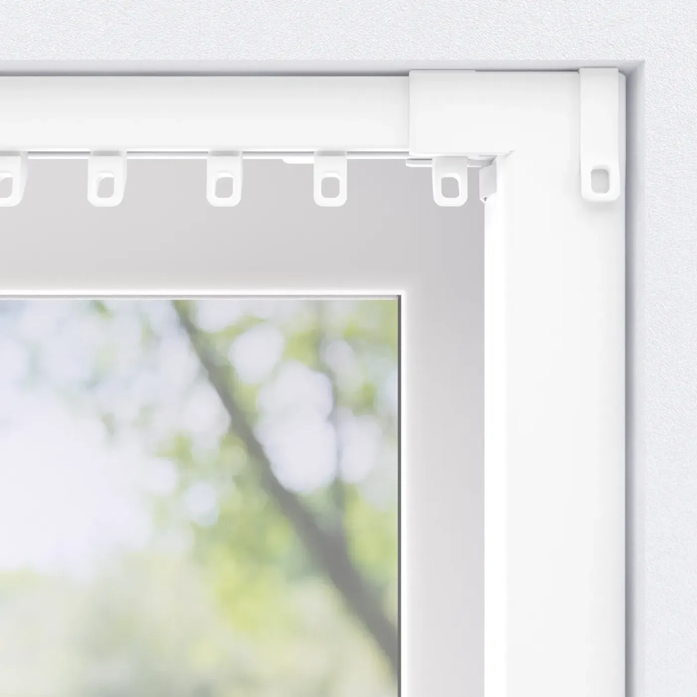 Motionblinds Gordijnrail Smart Wit 160cm Centrale Opening