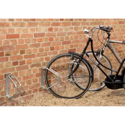 Mottez draaibare wand fietsenrek metaal grijs