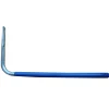 Mottez haak recht grijs/blauw Ø16mm 420mm