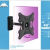 Mount Massive wand TV steun draaibaar MNT 104 zwart metaal 19 tot 40"