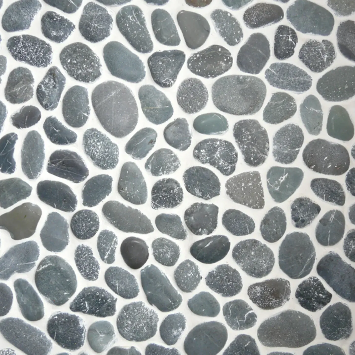 Overig Mozaïek Pebblestone - Antraciet - Natuursteen - 29,4x29,4 cm - 0,09 m²