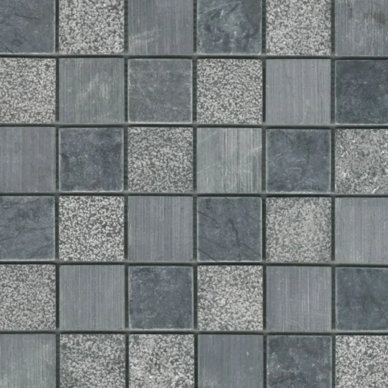 Mozaïek Stone Mix - Grijs mix - Natuursteen - 30x30 cm - 0,09 m²