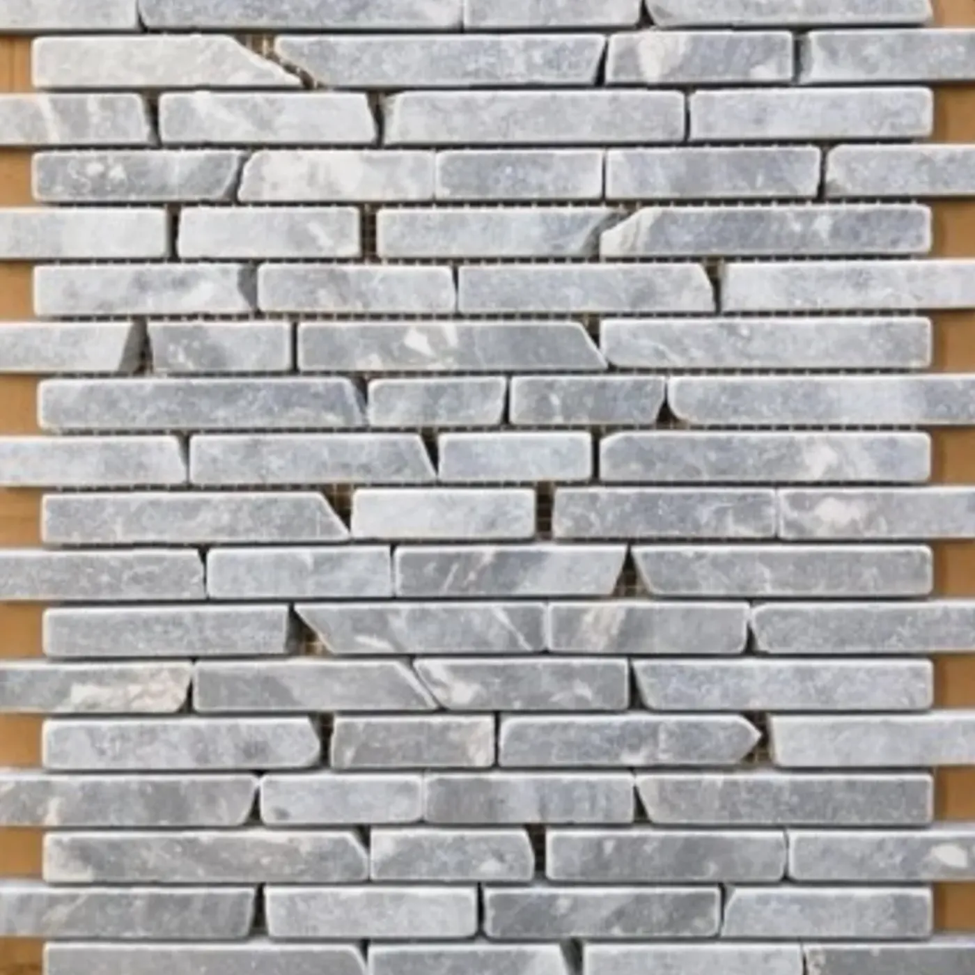 Overig Mozaïektegel Bluestone Strips - Natuursteenlook - Zwart - 30x30cm - 0,09m²