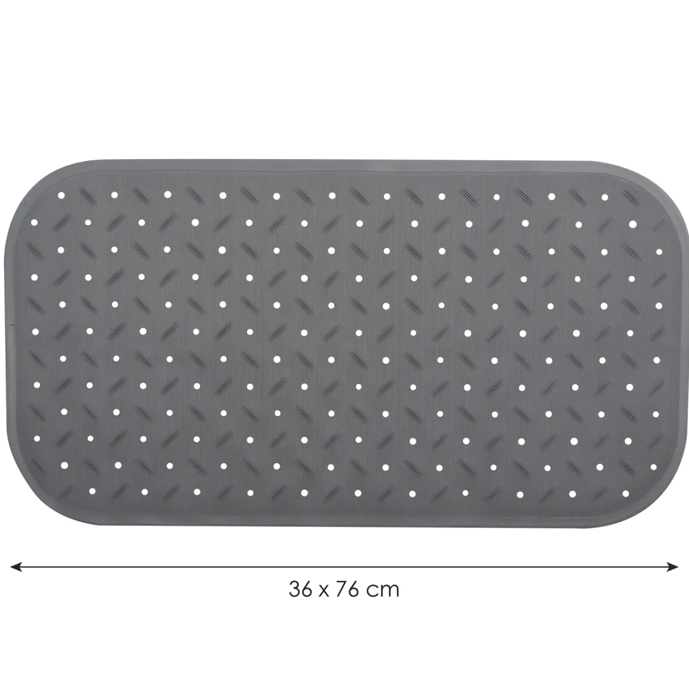 Overig MSV Antislipmat Classic - Grijs - 36x76 cm