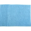 MSV Badkamerkleed/badmat Voor Op De Vloer - Lichtblauw - 40 X 60 Cm