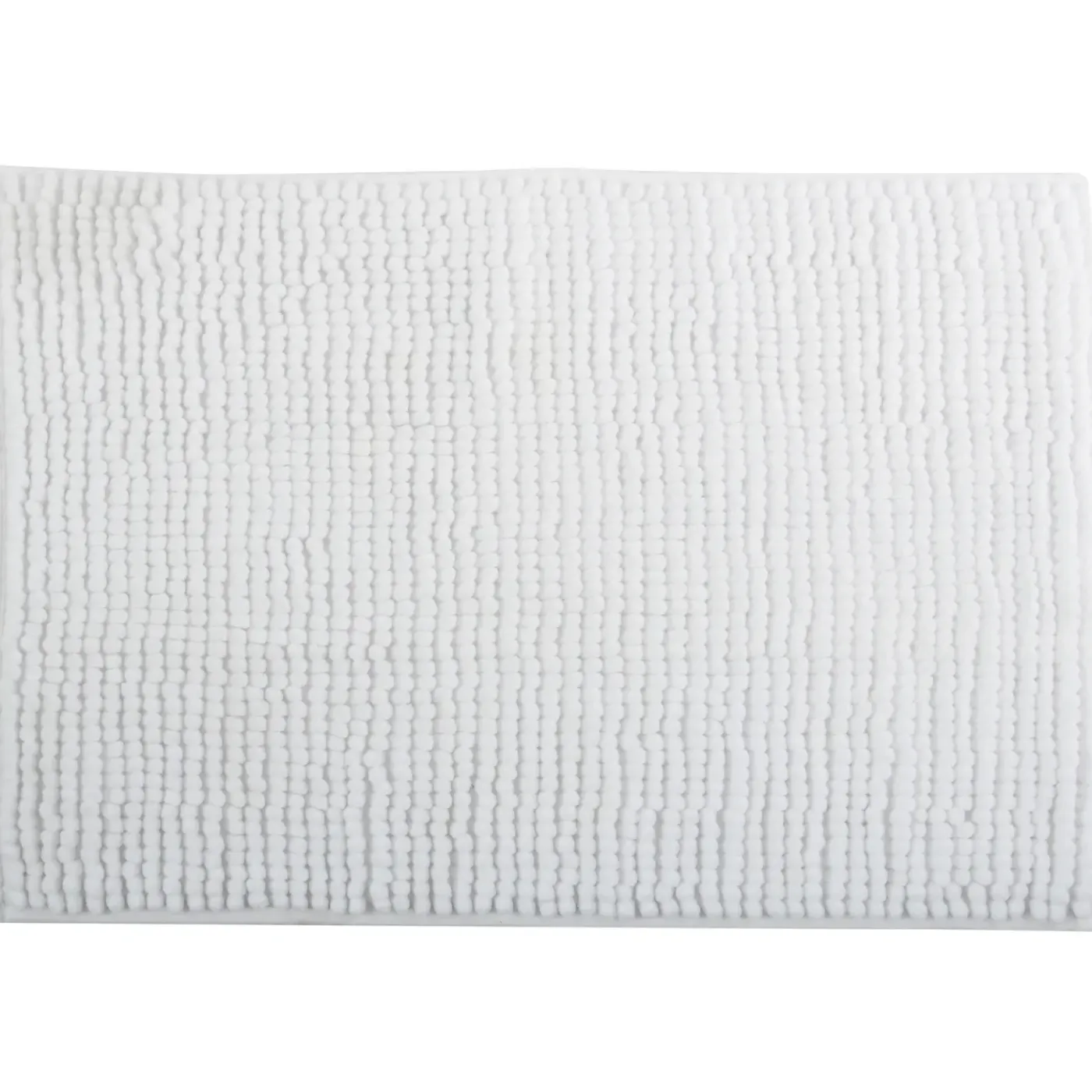 MSV Badkamerkleed/badmat Voor Op De Vloer - Ivoor Wit - 40 X 60 Cm