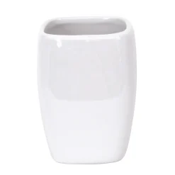 MSV 3-delige badkameraccessoireset keramiek Classic - Wit