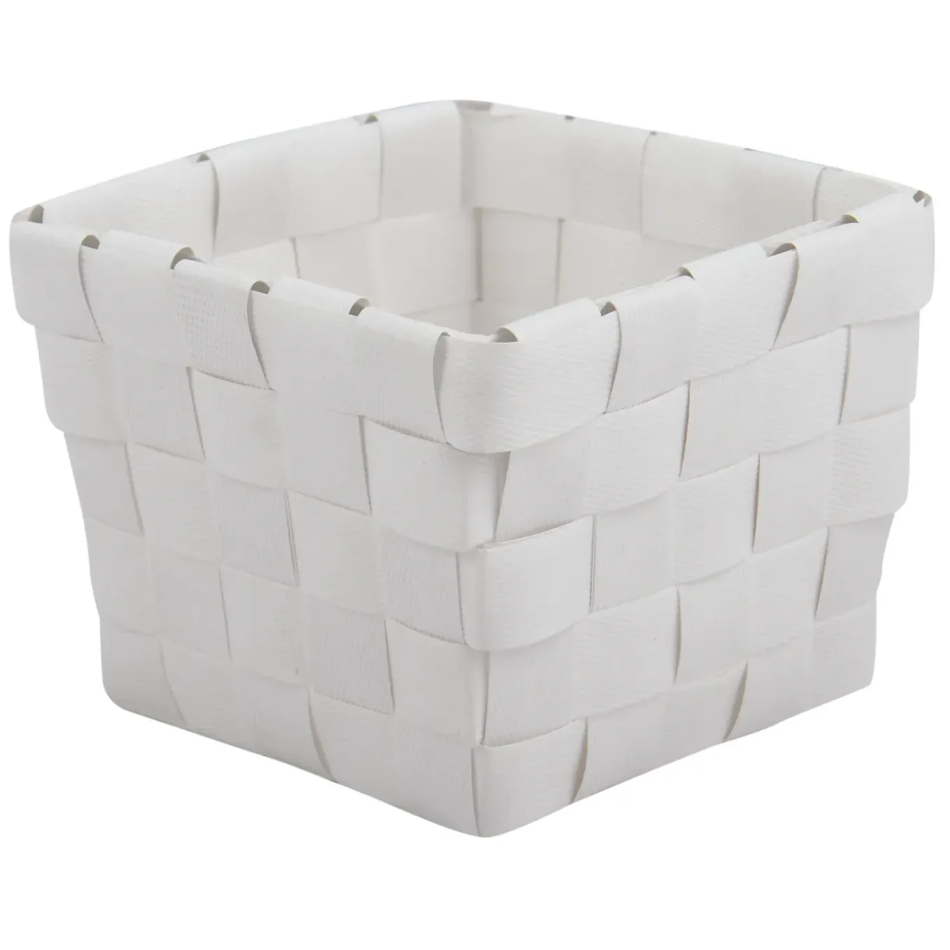 MSV opbergmandje 10x10cm wit