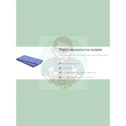 Métisse Pma - Akoestische Isolatieplaat - 1.200 X 600 X 20 Mm - 1 Plaat Per Verpakking - 0,72m2