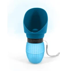 Muitomas Drinkfles Huisdier Siliconen 350ml Blauw