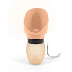 Muitomas Drinkfles Huisdier Siliconen 350ml Peach Fuzz