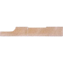 Overig Muurplint Blok - Wit - MDF - Gegrond - 244cm - 12x79mm