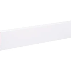 Overig Muurplint Blok - Wit - MDF - Gegrond - 244cm - 12x79mm