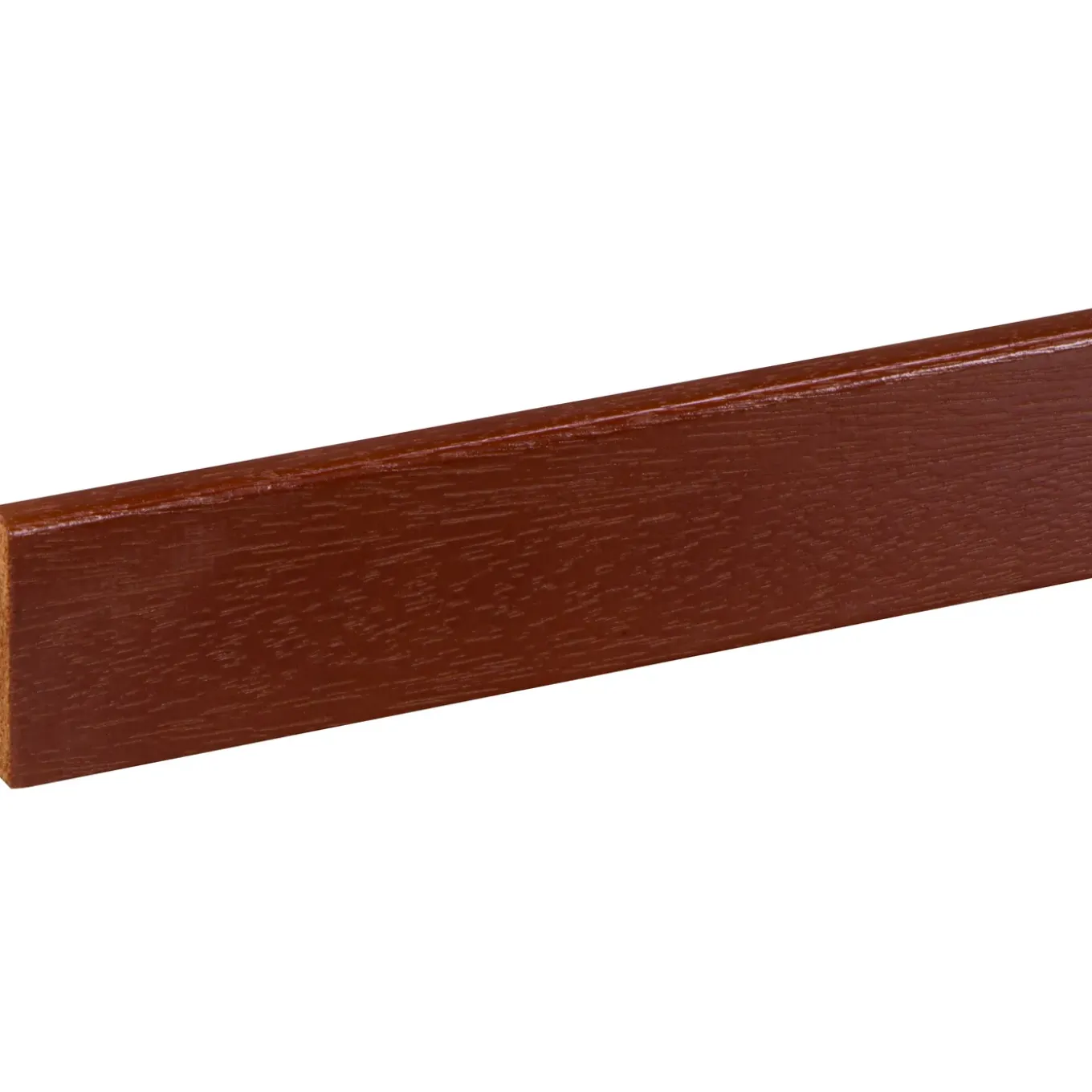 Muurplint - Bruin - Meranti - Gelakt - 240cm - 11x55mm