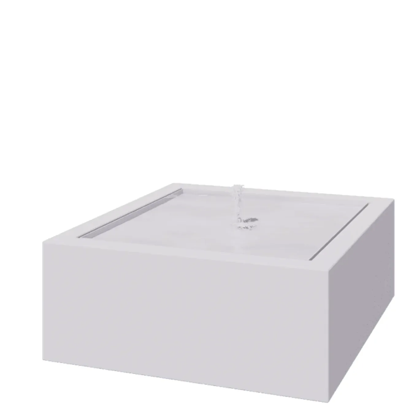 Mysteel - Aluminium Watertafel - Lyra - 100x100x40cm