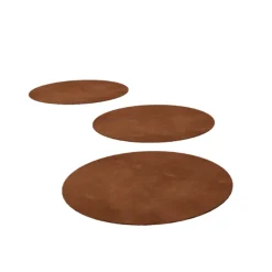 MySteel - Cortenstaal Staptegel - Rond50x50cm - Roestkleur