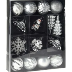 Nampook - Xmas Hangdeco Set 20Pcs Zilver