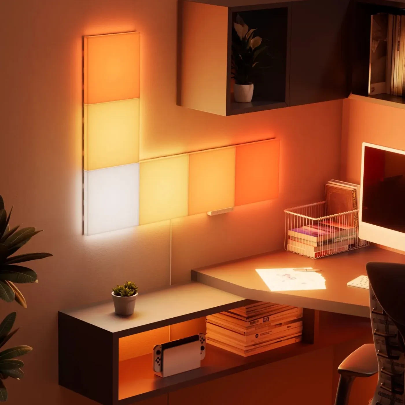 Nanoleaf Lichtpaneel Blocks 6-pack Startpakket (Vierkant)