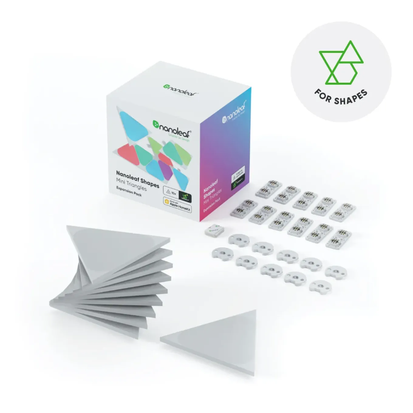 Nanoleaf Lichtpaneel Shapes Triangles Uitbreidingspakket (10 St. Mini)