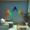 Nanoleaf Lichtpaneel Shapes Ultra Black Shapes Uitbreidingspakket (3 St.) (Hexagon)