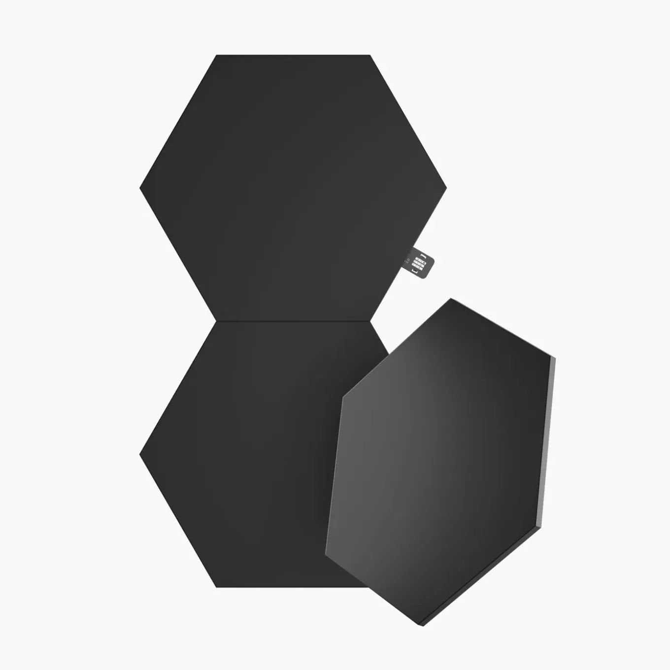Nanoleaf Lichtpaneel Shapes Ultra Black Shapes Uitbreidingspakket (3 St.) (Hexagon)
