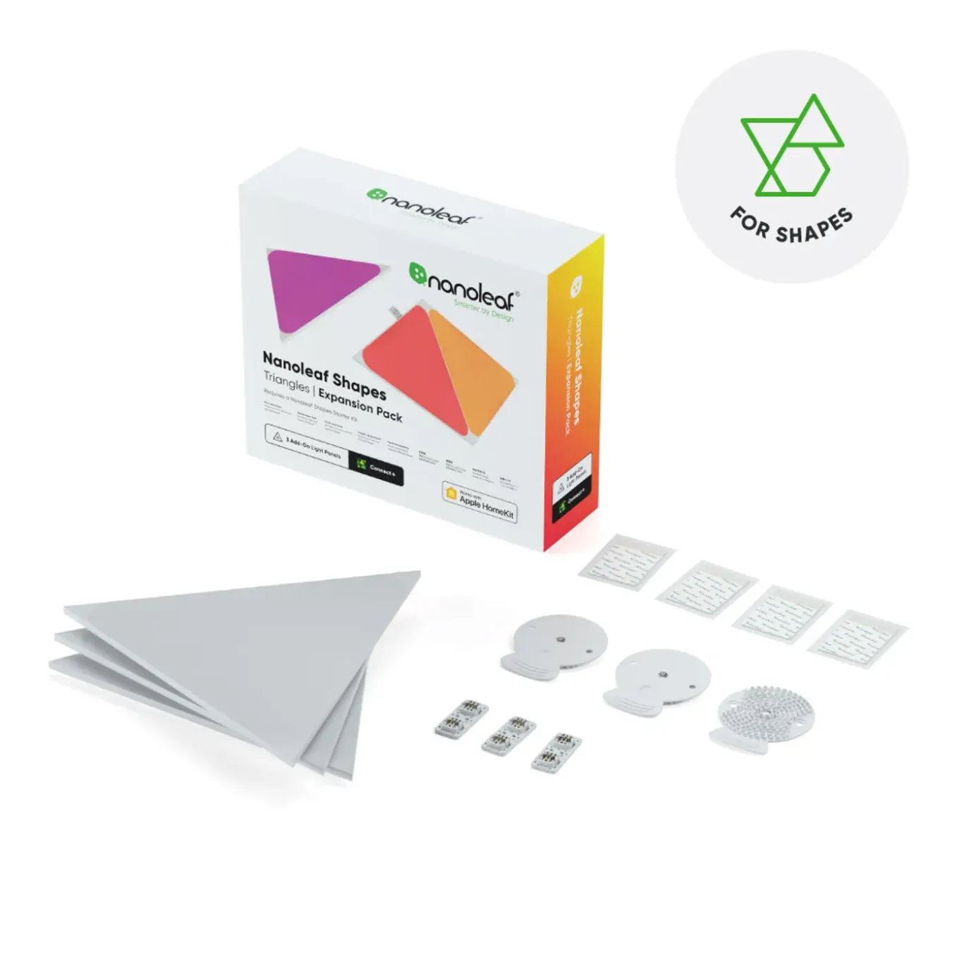 Nanoleaf Lichtpaneel Shapes Triangles Uitbreidingspakket (3 St.)