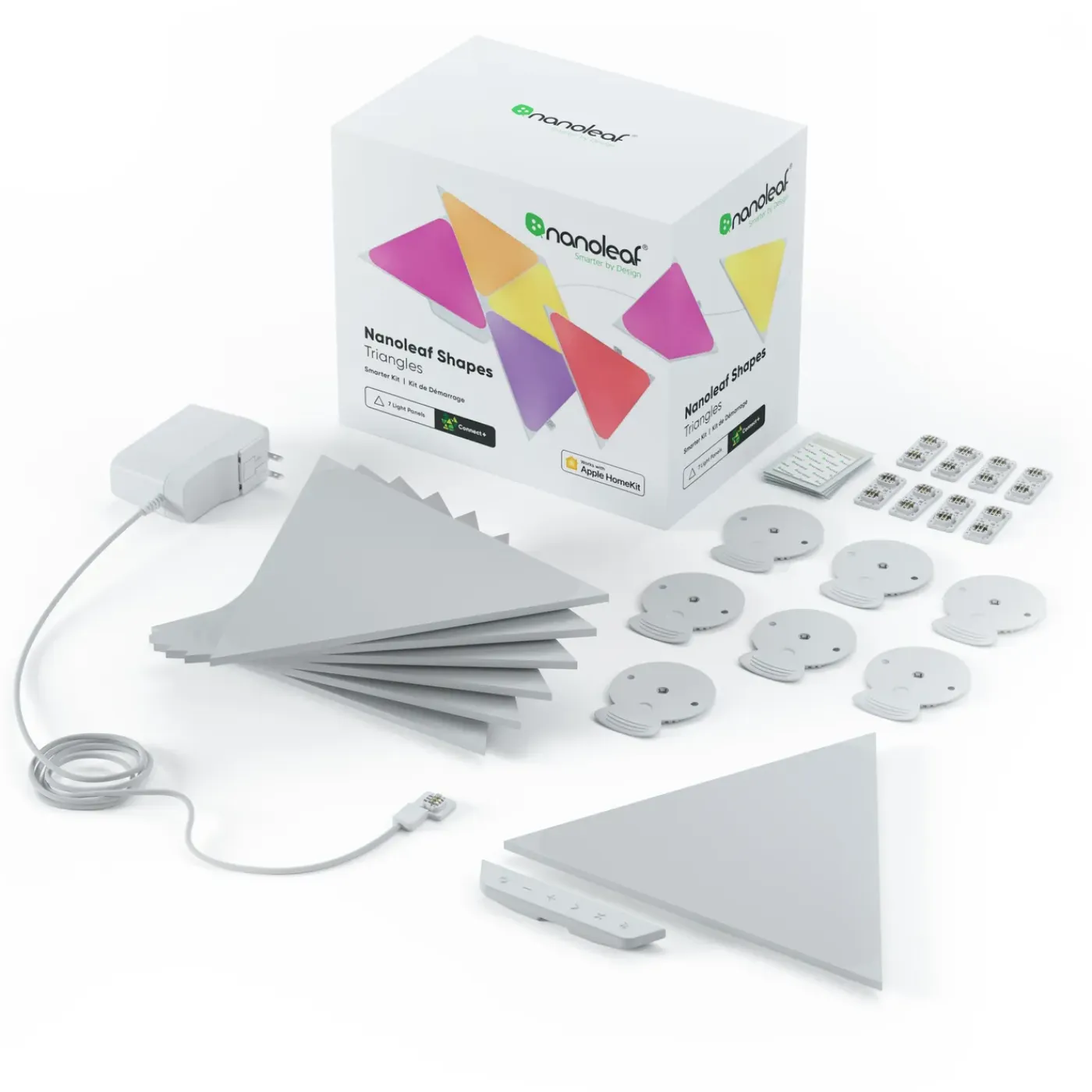 Nanoleaf Lichtpaneel Shapes Triangles 9-pack Startpakket