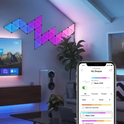 Nanoleaf Lichtpaneel Shapes Ultra Black Shapes Uitbreidingspakket (3 St.) (Triangle)