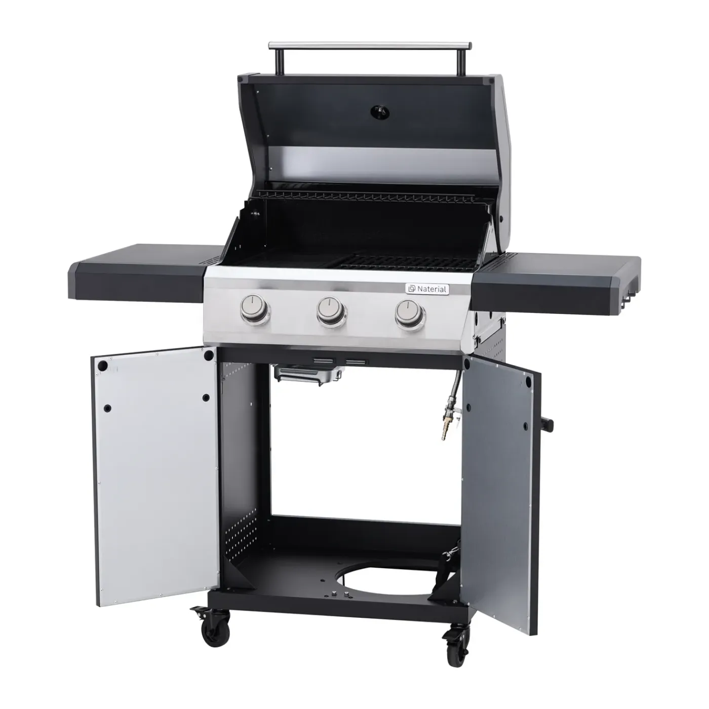 NATERIAL Gasbarbecue Kenton II - 3 Branders - 14kW
