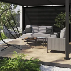NATERIAL privacyscherm Clima voor Pergola Clima donkergrijs 300cm