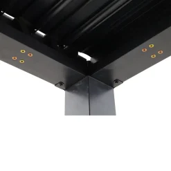 Naterial Vrijstaande Pergola met Lamellen Clima - Antraciet - 313x198cm