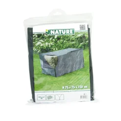 Nature beschermhoes voor kussens PE 100 g/m² antraciet 75x150x75cm