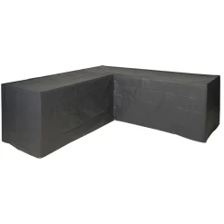 Nature beschermhoes voor tuinmeubelset vierkant PE 100 g/m² antraciet 90x250x90cm