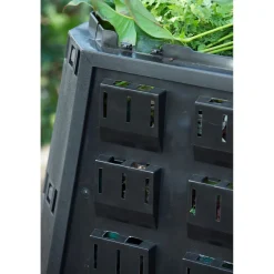 Nature compostbak Thermo 400L zwart