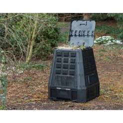 Nature compostbak Thermo 600L zwart