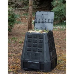 Nature compostbak Thermo 600L zwart