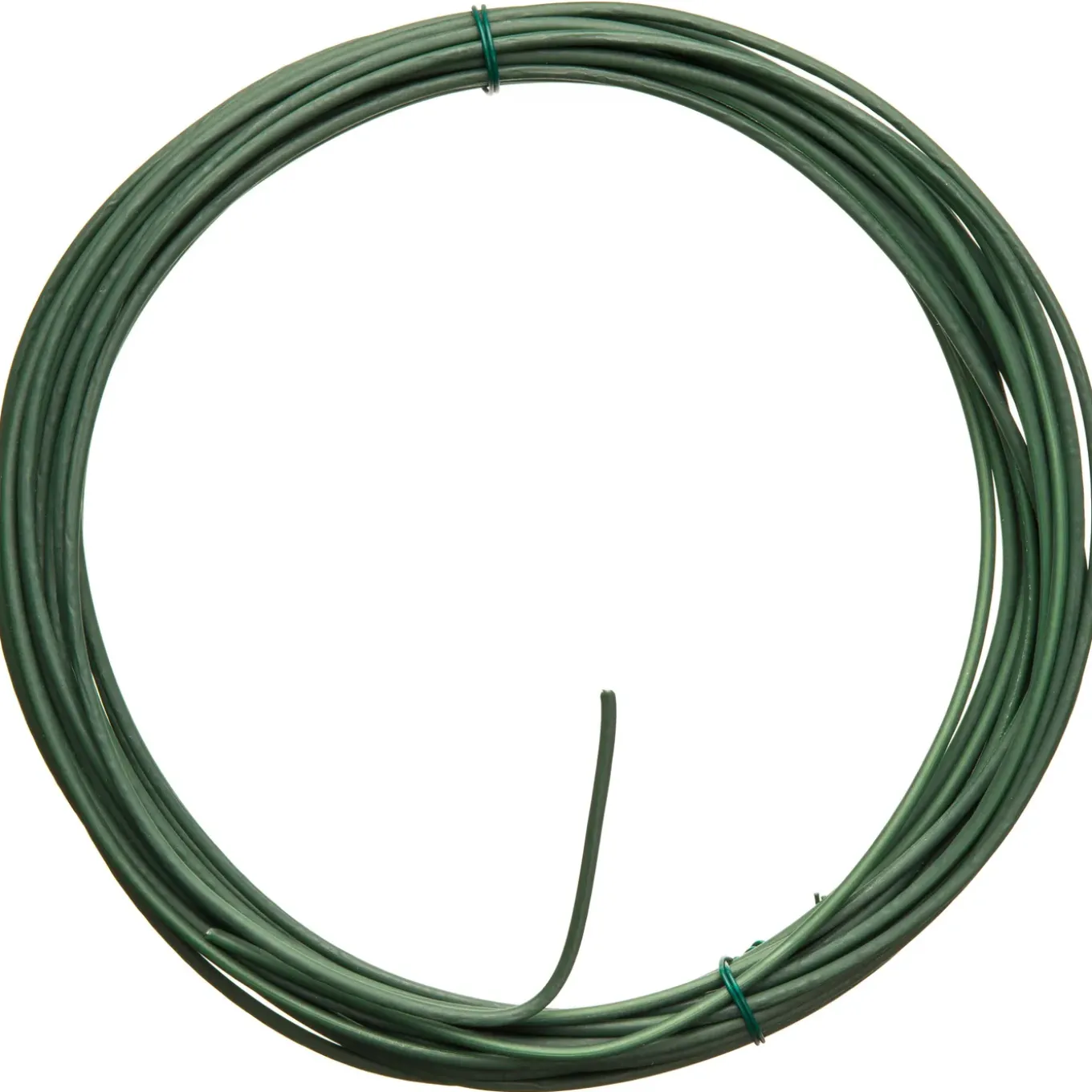 Nature geplastificeerd spandraad groen Ø3mm x 10m