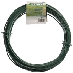 Nature geplastificeerd spandraad groen Ø2,7mm x 25m