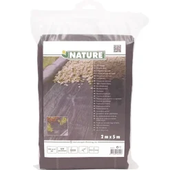 Nature gronddoek zwart 100 g/m² 2x5m