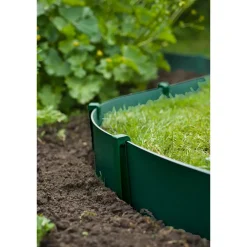 Nature grondpennen voor tuinborder polyethyleen groen 1,9x1,8x26,7cm 10 stuks