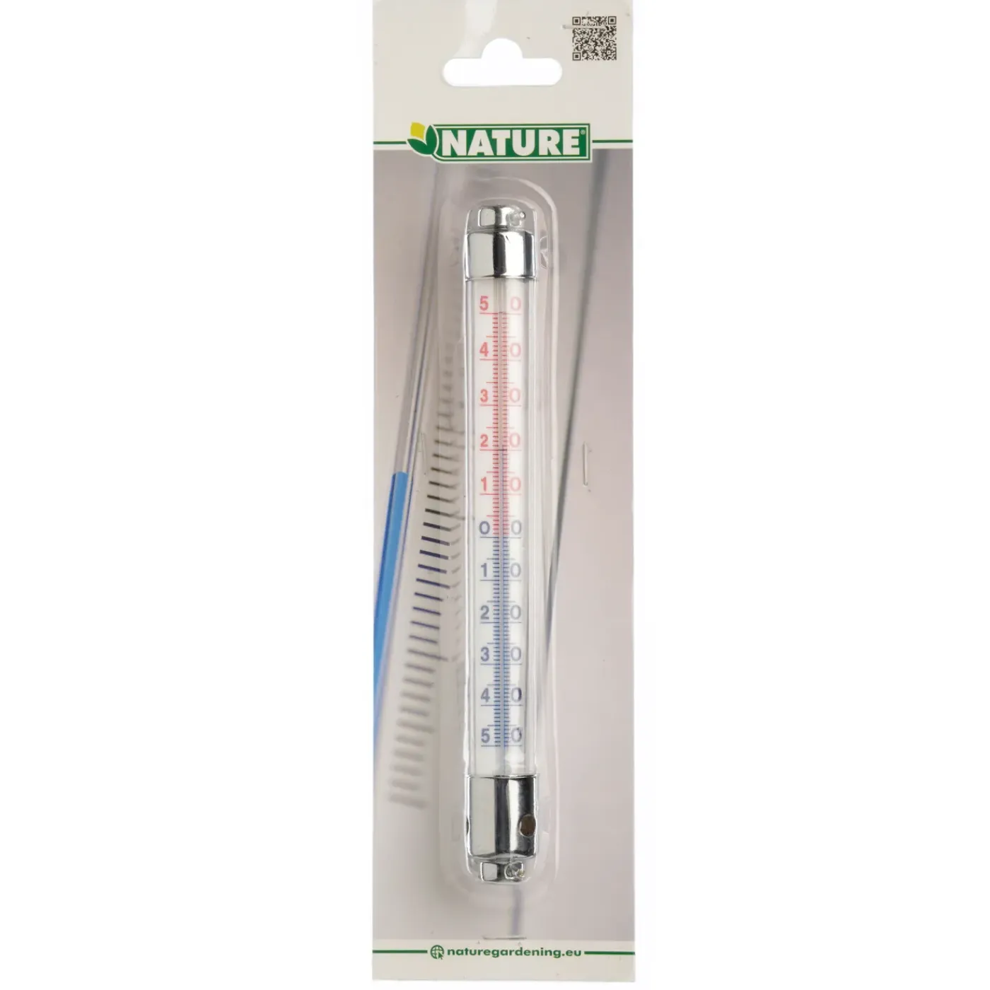 Nature kozijnthermometer Kelvin 3 metaal 20cm