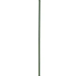Nature kunststof plantenstok groen geribbeld H90cmxØ8mm