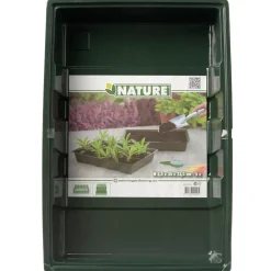 Nature Kweekbak - Polystyreen - Groen - 35 x 23,5 x 5,5 cm - 5 Stuks