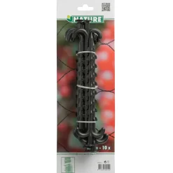 Nature nethouders zwart H25cm 10 stuks