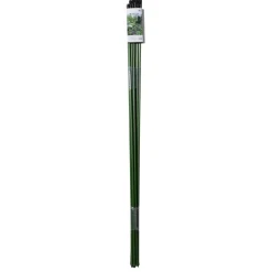 Nature plantenstokkenset metalen stokken H210cm x Ø16mm 12 stuks