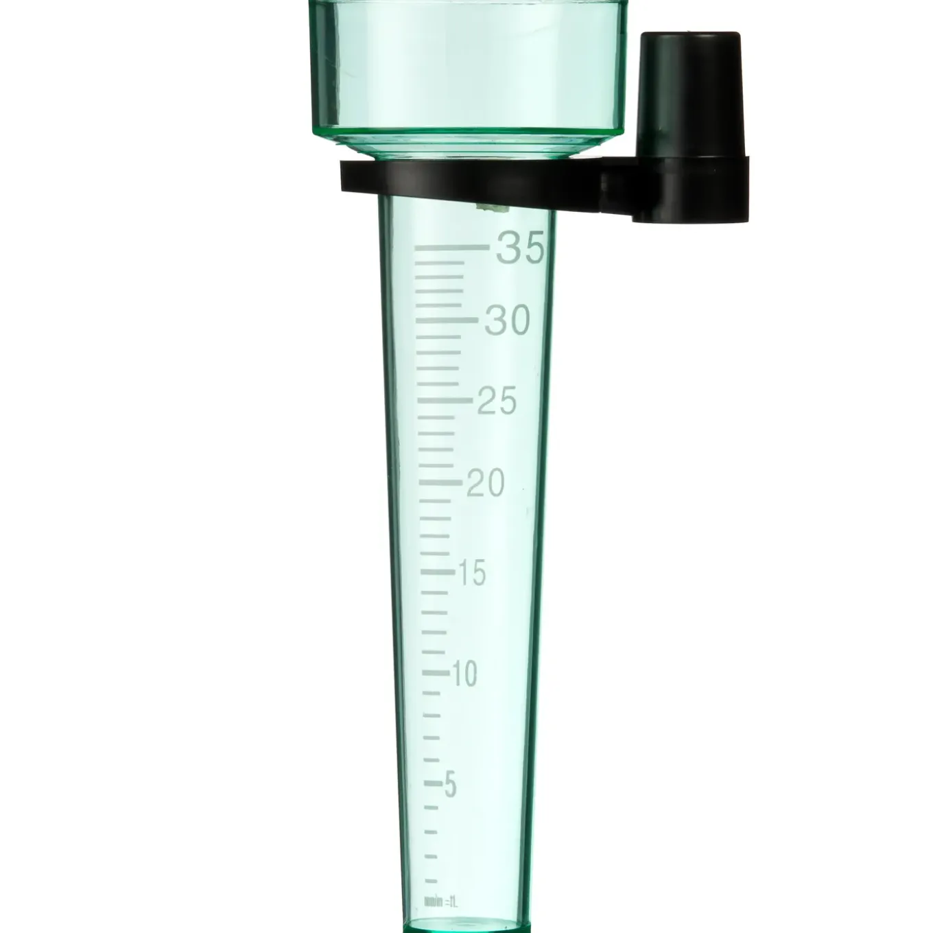 Nature regenmeter Pluvius 2 met steun maar zonder handvat (hout) 35ml