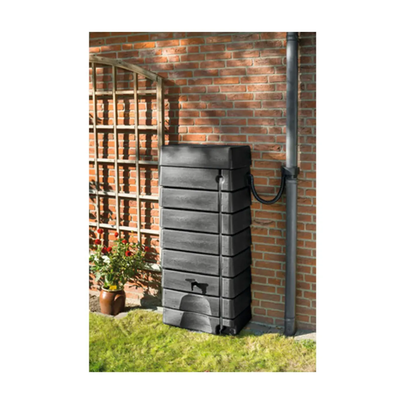 Nature regenton muurmodel antraciet 276L 135x60x40cm